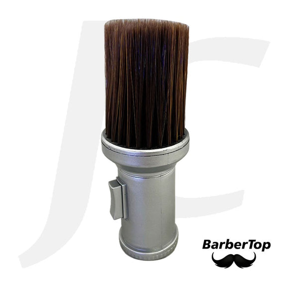 BarberTop Neck Brush With Powder Dispenser Silver G-05 J24NBS