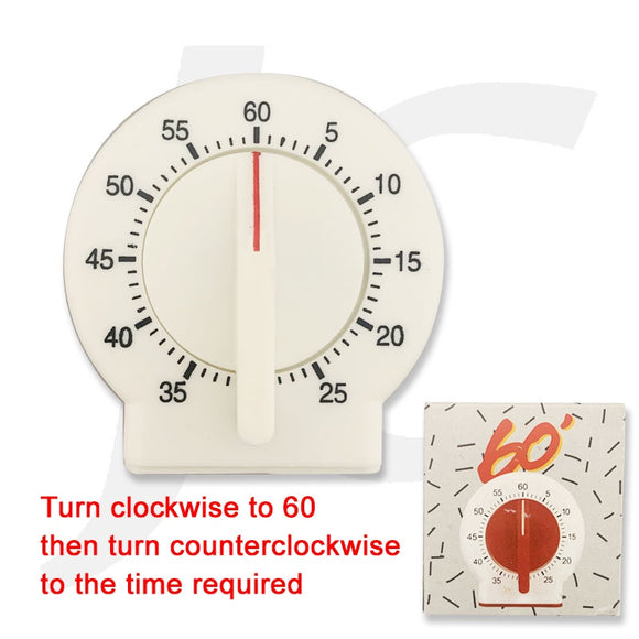 Turn Clockwise 60 Then Counterclockwise To Required Timer L416 White J21L46