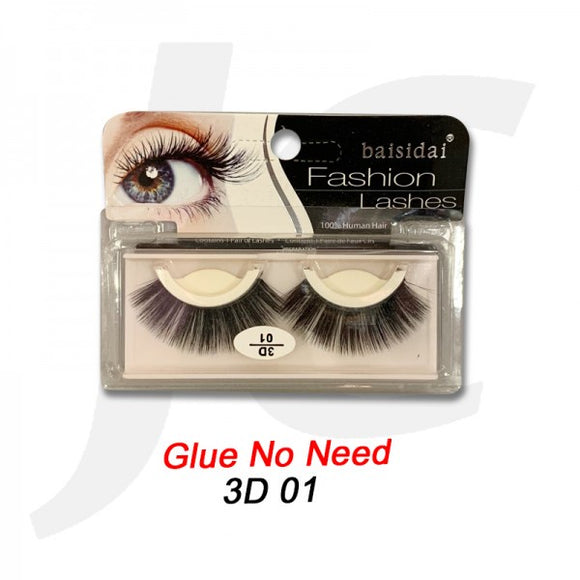 Baisidai Whole EyeLash No Need Glue 01 J72NG1
