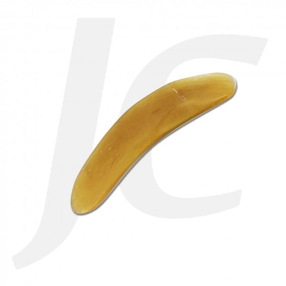 Ox Horn Scraping Piece Curl Yellow 15x120mm J53OHC