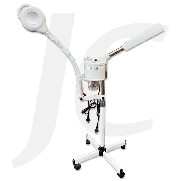 Facial Steamer Magnifying Lamp 2 in 1 On Wheel J32FTO