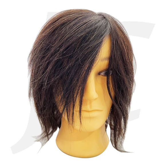 Male Mannequin Doll Head  100% Real Human Hair #2 6 Inches J17HRY
