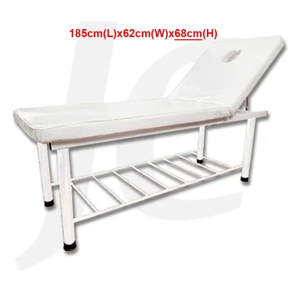 Massage Beauty Bed Table With Lift Head White 185cm(L)x62cm(W)x68cm(H) 212B-62W J34WGH