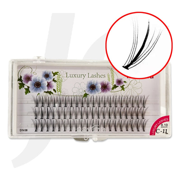 Navina Lashes Extension Middle Dense DN08 0.10 C-11mm J71MDY