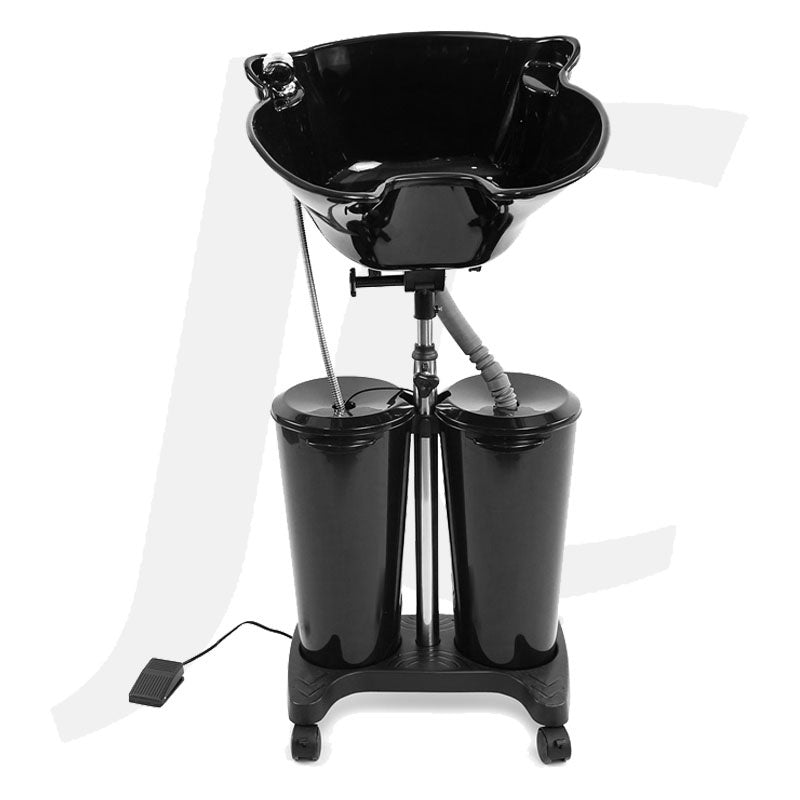 Portable Shampoo Basin Unit With Pumped Shower Head J34WPS JC Hair