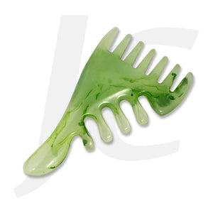 Resin Massage Claw Comb "Monster" Green J53MGC