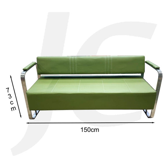 Waiting Sofa Green Silver 150x50x73cm J34LYS