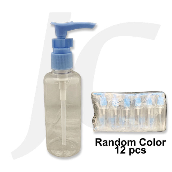 Random Color Small Dispenser Pump Bottle 100ml Pack 12pcs J21PB2