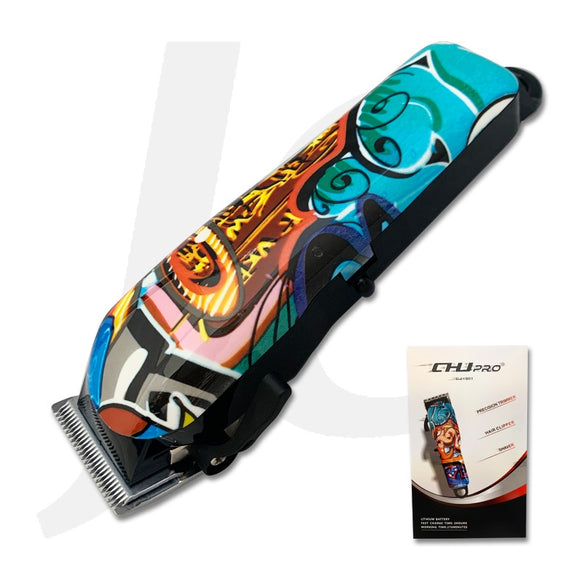 [USB Charger Not Included] CHJ Pro Cordless Clipper CHJ-901 Graffiti J31CW1