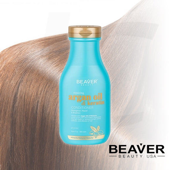 BEAVER Argan Oil & Keratin Conditioner 350ml J14AKC