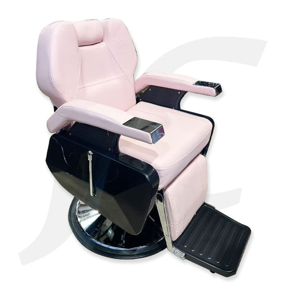 Unisex Barber Chair Beautician Chair Pink 75Wx100Dx105H J34CBP