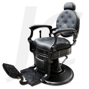 Barber Cutting Chair Matt Black YP8827 J34MKC