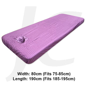 Massage Beauty Bed Sheet Cover With Breath Hole Rubber Ring 床笠 Cotton Purple 80x190cm J52JPT