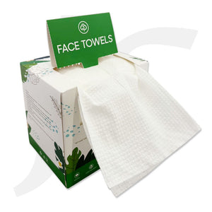 CLEAN FACE TOWEL XL Size 25x30cm In Dispenser Box 50pcs J64BDX