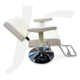 [No Heavy Load]  Cutting Chair With Adjustable Reclining Back White AC017-AW J34CWA
