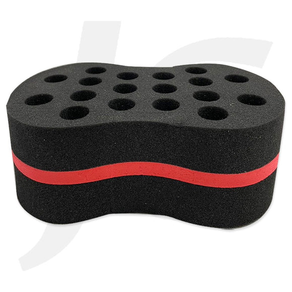 Hair Curling Twisting Sponge Double-sided With Holes Jumbo 190x110mm #C J23AWJB