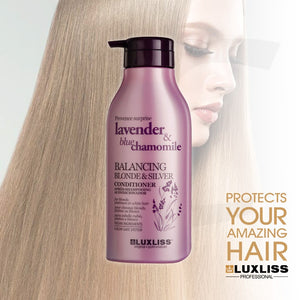 LUXLISSS Balancing Blond & Silver Sulfate-Free Conditioner 500ml J14CSB*