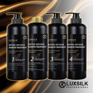 LUXSILK Keratin Botox Infused Whole Set Set 800mlx4 J16SWD**