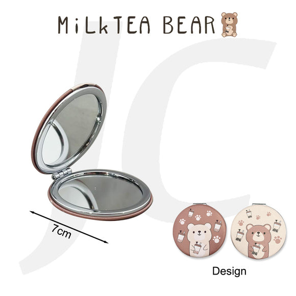 Milktea Bear Makeup Mirror 7x7cm GX-028 J24MRU