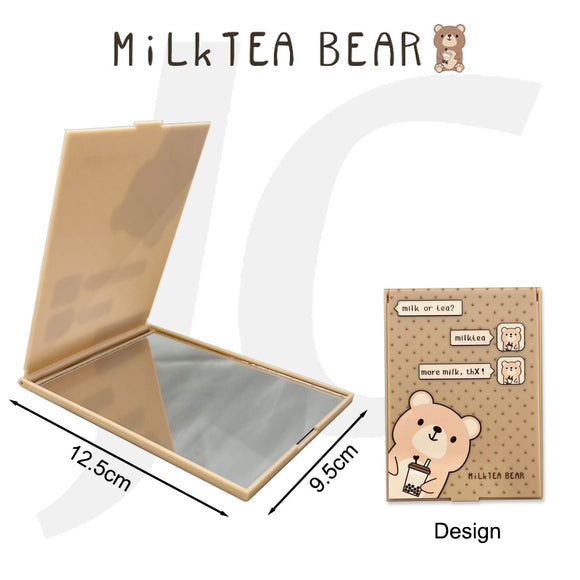 Milktea Bear Makeup Mirror 9.5x12.5cm J012 J24CMR