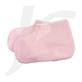 Paraffin Wax Spa Terry Cloth Boties Pink J52TPB