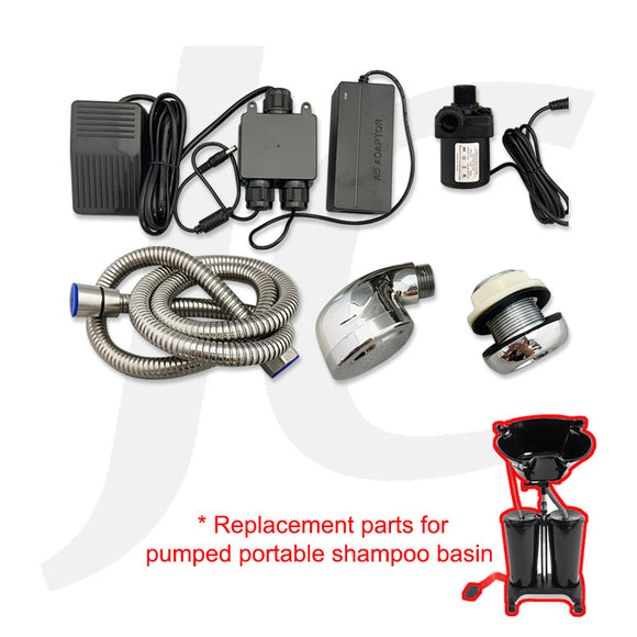 [Parts Only] Shower Head and Pump Whole set Replacement For Portable Basin J34TPF