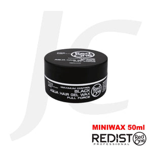 RedOne Aqua Hair Wax Mini BLACK 50ml J13 R04*