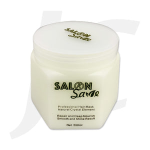 Salon Save Professional Hair Mask Natural Crystal Elements White 550ml J14NMW*