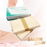 SALON Save Wooden Wax Spatula Large Tongue Depressor 6 Inches In Box 100pcs J42WSL