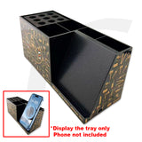 Scissors and Tools Holder Tray With Phone Holder Black Gold J27PCT