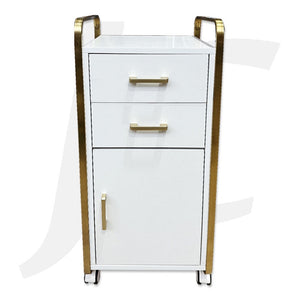 Station Cabinet Free Stand On Wheel White Gold MF-16 J34MWE