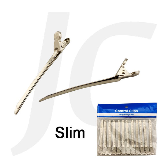 Metallic Control Clip 12pcs Slim J23SLM