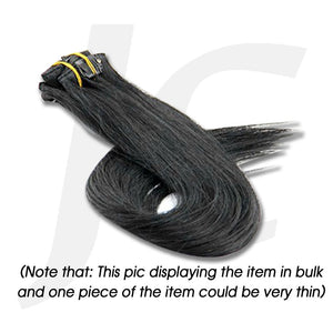 Clip In Hair Extension Real Hair 60-65cm 1pc J17CE7