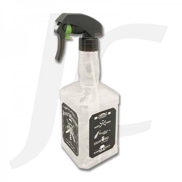 Large Barber Sprayer Classic Whisky Bottle Clear J24LWC