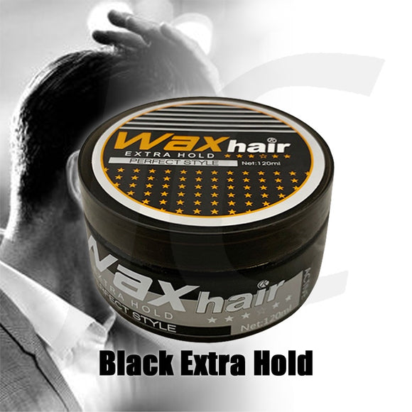 Black Extra Hold Hair Wax 120ml J13BEX*