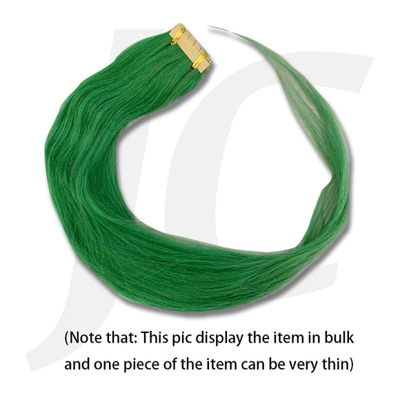 Stick In Hair Extension Real Hair 1pc 60cm Green J17SIG