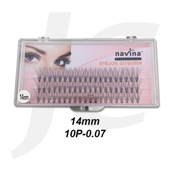 Navina Eyelash Extension DN06 14mm 10P-0.07 J71P14