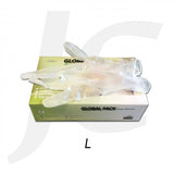 Disposable Gloves Clear Vinyl Powder Free 5g 100PCS Large J21GCL
