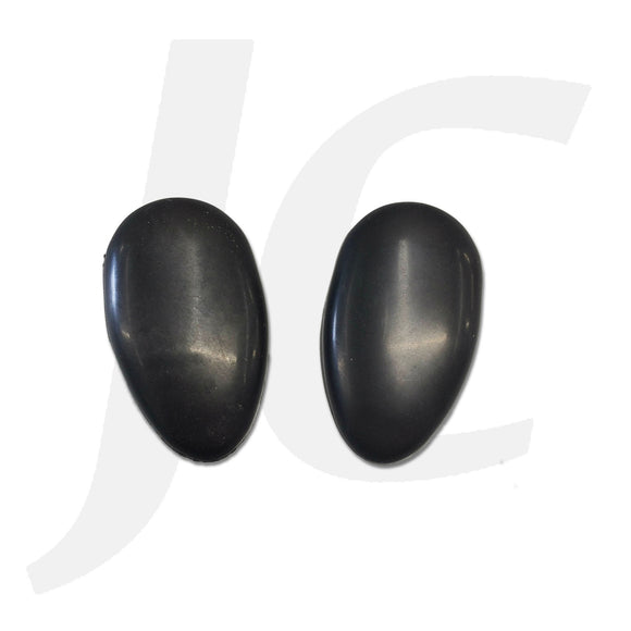 Plastic Small Black Ear Cap 2pcs J21EPB