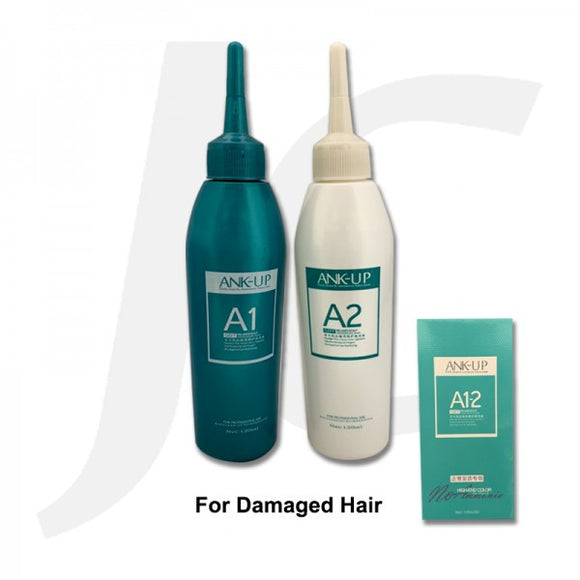 Ank-up Perm Solution 120mlx2 For Damaged Hair J15APD