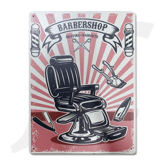 Barbershop Poster Metallic Vintage 2 J36MV2