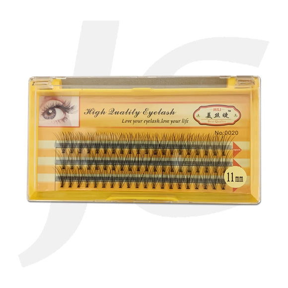 Semi Eyelash MSJ Synthetic Mink Yellow Box 0.10C 11mm J71 MJ11