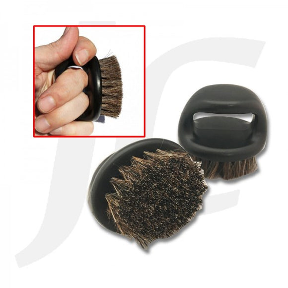 Barber Finger Nugget Brush Boar Bristle Black J24FBB