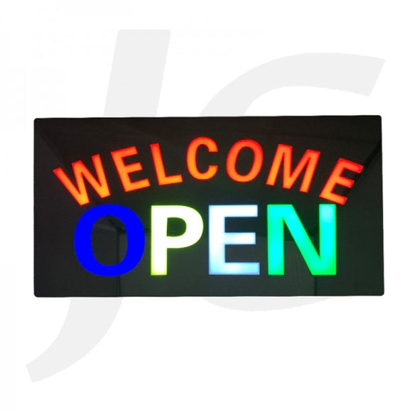 Welcome Open Sign J35WOS