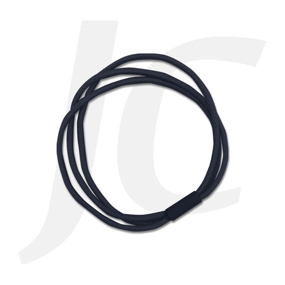 Three Ring Rubber Band Hair Tie Loose 1pc Navy Blue J21RNB