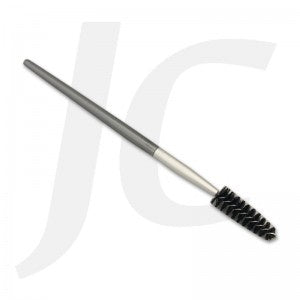 Single Eyelash Brush Silver Handle 1PC J61VER
