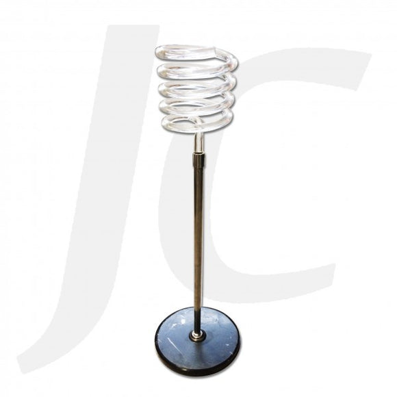 Blow Dryer Holder With Marble Base Long Clear J27MLC