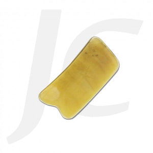 Ox Horn Scraping Piece Two Teeth Yellow 45x80mm J53OH2
