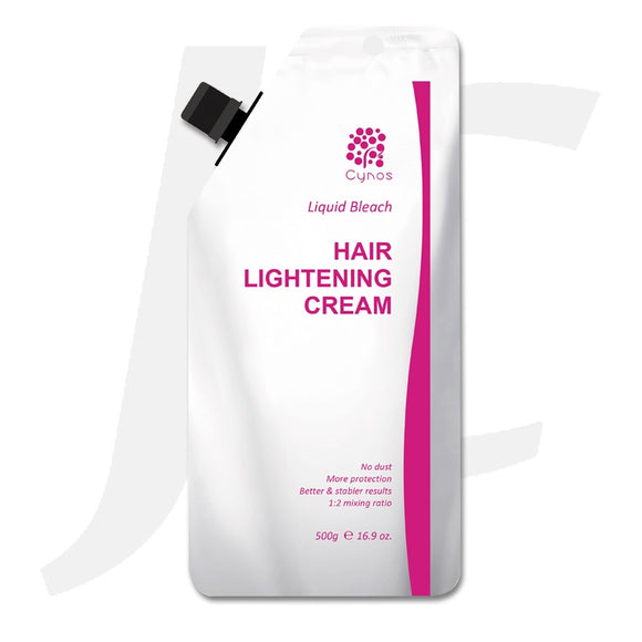 Cynos Liquid Bleach Hair Lightening Cream No Dust More Protection Better Result 500g J12CLB