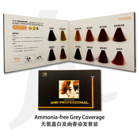 ANK Professional Ammonia Free Grey Coverage Color Chart J116ASC